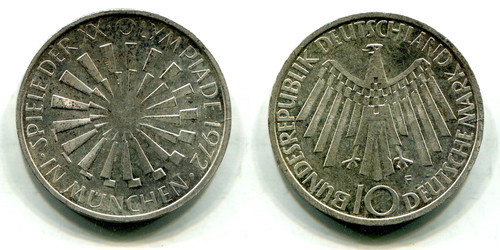 Brd 1972 f argento - 10,