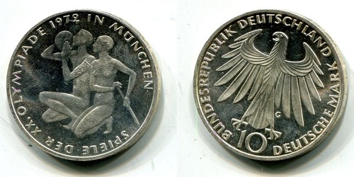 Brd 1972 g argento - g,