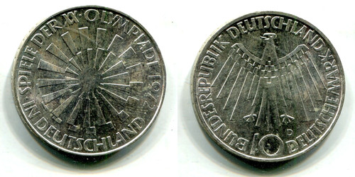 Brd 1972 d - dm,