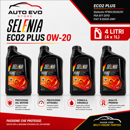 Olio motore selenia - motore, eco2