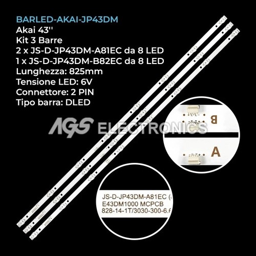 Kit barre strip - led, tv