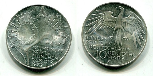 Brd 1972 f argento - dm,