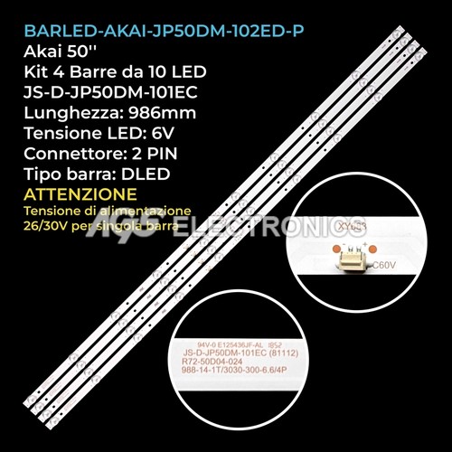 Kit barre strip - 4,